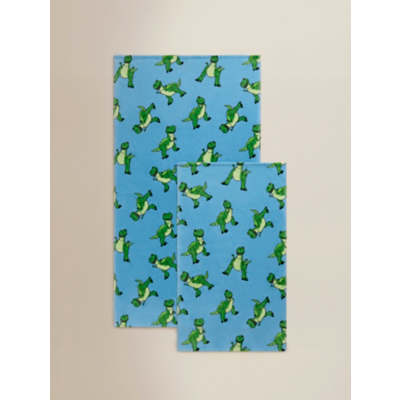 Disney Toy Story Rex Blue Cotton Towel Range