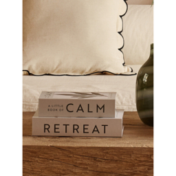 Green & White Reflection Storage Books - Set of 2