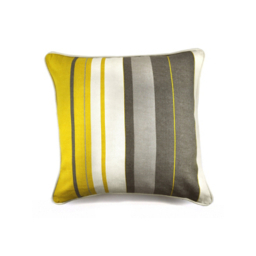 Fusion Ochre Whitworth Stripe Filled Cushion