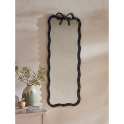 Black Mould Bow Mirror