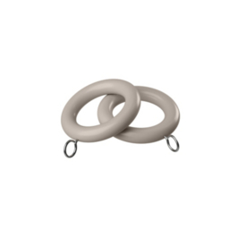 Speedy Grey 28mm Woodland Curtain Rings - Pack of 4