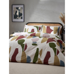 Hoem Meta Geometric Cotton Rich Duvet Cover Set