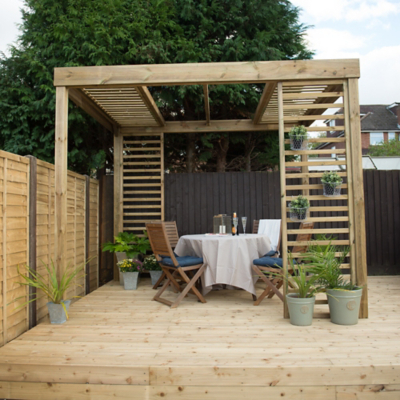 Forest Garden Dining Pergola