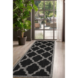 maker Black Gel Backed Trellis Runner