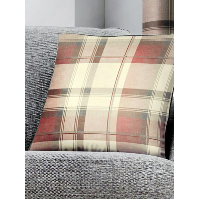 Pink Fusion Balmoral Check Filled Cushion