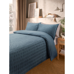 Seersucker Reversible Duvet Set