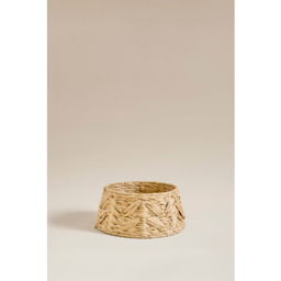 Cream Textured Christmas Tree Skirt
