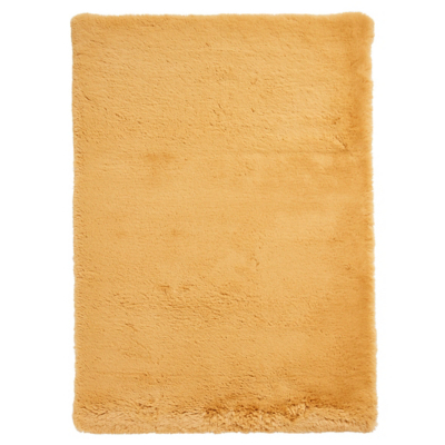 Think Rugs Mustard Teddy Luxury Super Soft Rug