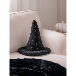 Stacey Solomon Black Witch's Hat Cushion