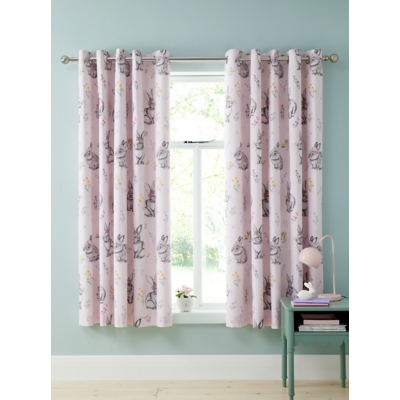 Catherine Lansfield Bunny Ditsy Flowers Curtains