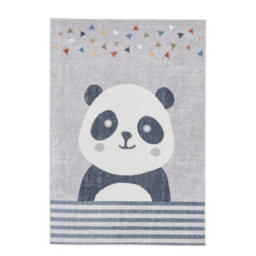Think Rugs Vida Machine Washable Kids Panda Rug