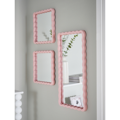 Pink Mirror - Set of 3