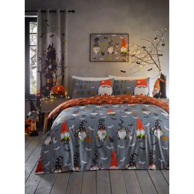 Bedlam Scary Glowing Gonks Duvet Cover Set in Grey