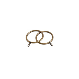 Speedy Antique Brass Pristine 25-28mm Curtain Rings - Pack of 8