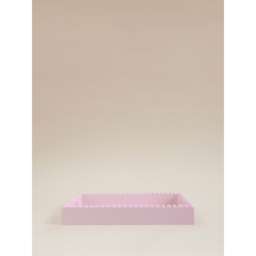 Pink Square Beaded Tray