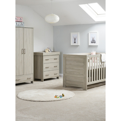 Obaby Grey Wash Nika 3 Piece Room Set