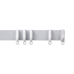 Speedy Streamline White Aluminium Curtain Track
