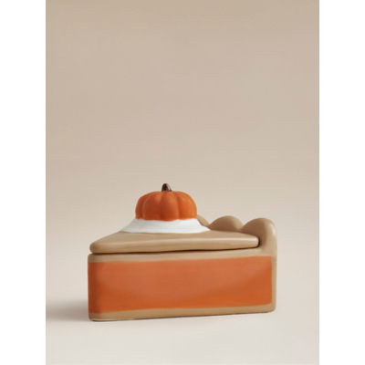 Pumpkin Pie-Shaped Candle