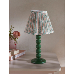 Green Trailing Leaf Bobbin Table Lamp