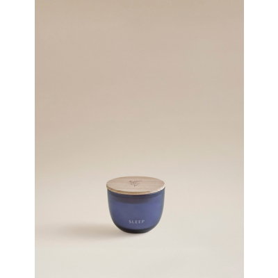 Purple Wellness Sleep Wooden Lid Candle