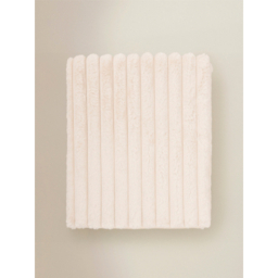 Ribbed Faux Fur Throw  - 120 x 150 cm
