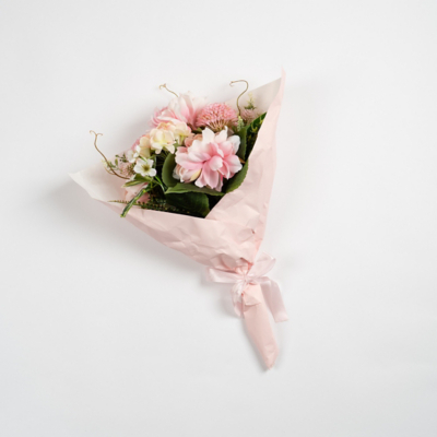Scottish Everlastings 45cm Pink Hydrangea Bouquet