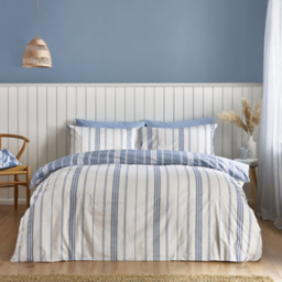 Catherine Lansfield Harbour Stripe Duvet Cover Set