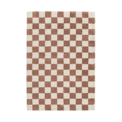 maker Terracotta Nomad Checkerboard Rug