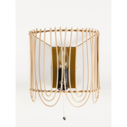 Natural Wicker Wall Light