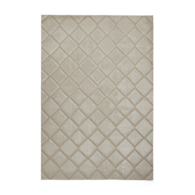 Catherine Lansfield Natural Cosy Diamond Rug