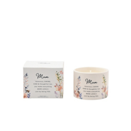 The Cottage Garden Ceramic Candle - Mum