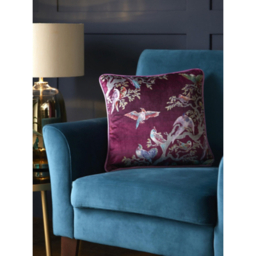 Laurence Llewelyn-Bowen Pink Bird Absurdity Cushion