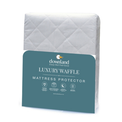 Downland Luxury Waffle Quilted Mattress Protector