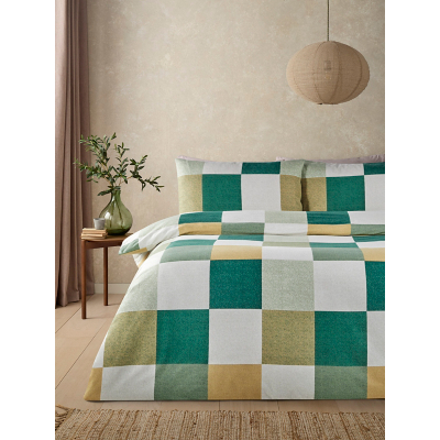 Green Buffalo Check Soft & Cosy Duvet Set