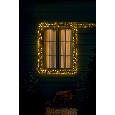 1500 LED Warm White Cluster Lights