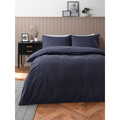 Embossed Fern Forest Duvet Set