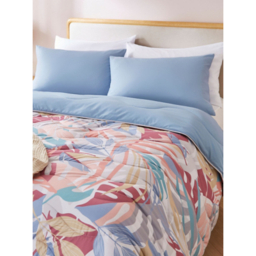 Night Lark Sunset Palm 10.5 Tog Coverless Duvet Set