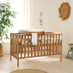 Tutti Bambini Malmo Oak Cot Bed Bundle