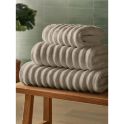 Silentnight Natural Ribbed Cotton Towel Range