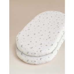 Kids Moon and Stars Fitted Sheets - Set of 2