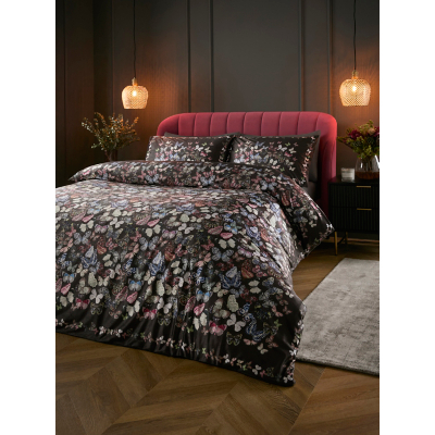Soiree Papillon Velvet Panel Duvet Set