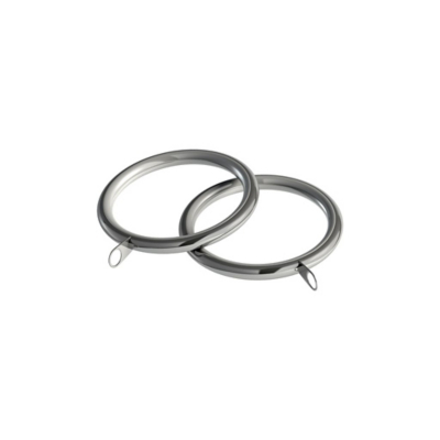 Speedy Chrome Nikola 28mm Rings Curtain Rings - Pack of 8