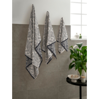 Dash Geometric Hand Towel