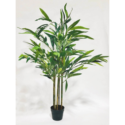 Artificial Bamboo Plant In Black Pot 1.4m