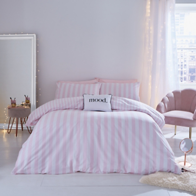 Sassy B Stripe Tease Pink Duvet Cover Set