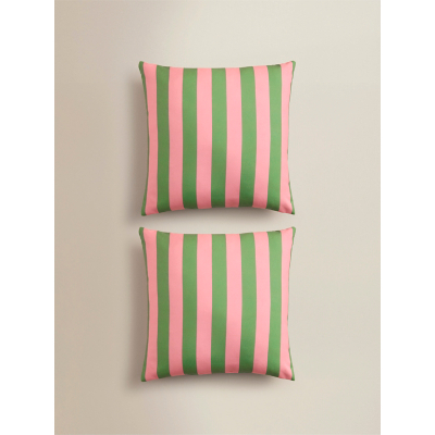 Striped Outdoor Cushions Set of 2