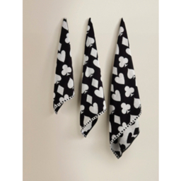 Monochrome Playing Cards Cotton Towel Range
