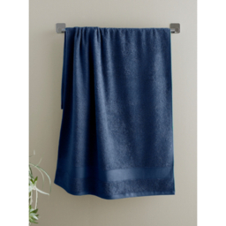 Catherine Lansfield Navy Antibacterial Towel Range