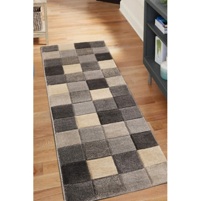 maker Grey Newport Blocks Runner