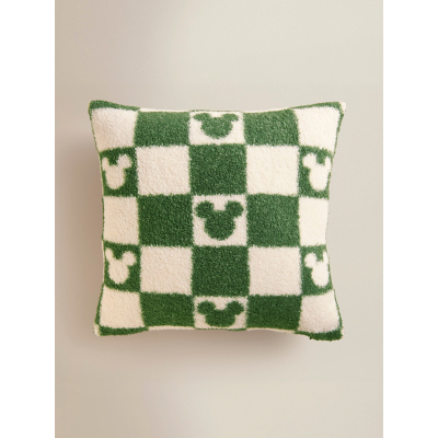 Disney Mickey Mouse Checkerboard Tufted Cushion